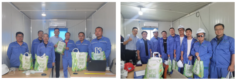 关怀一线 致敬匠心 | ag贵宾厅股份开展项目现场夏日“送清凉”慰问活动